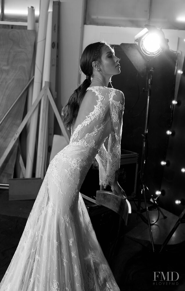 Gulsina Kalimullina featured in  the Emanuel Bridal lookbook for Spring/Summer 2018