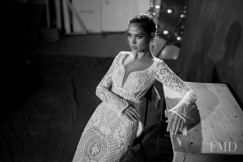 Gulsina Kalimullina featured in  the Emanuel Bridal lookbook for Spring/Summer 2018