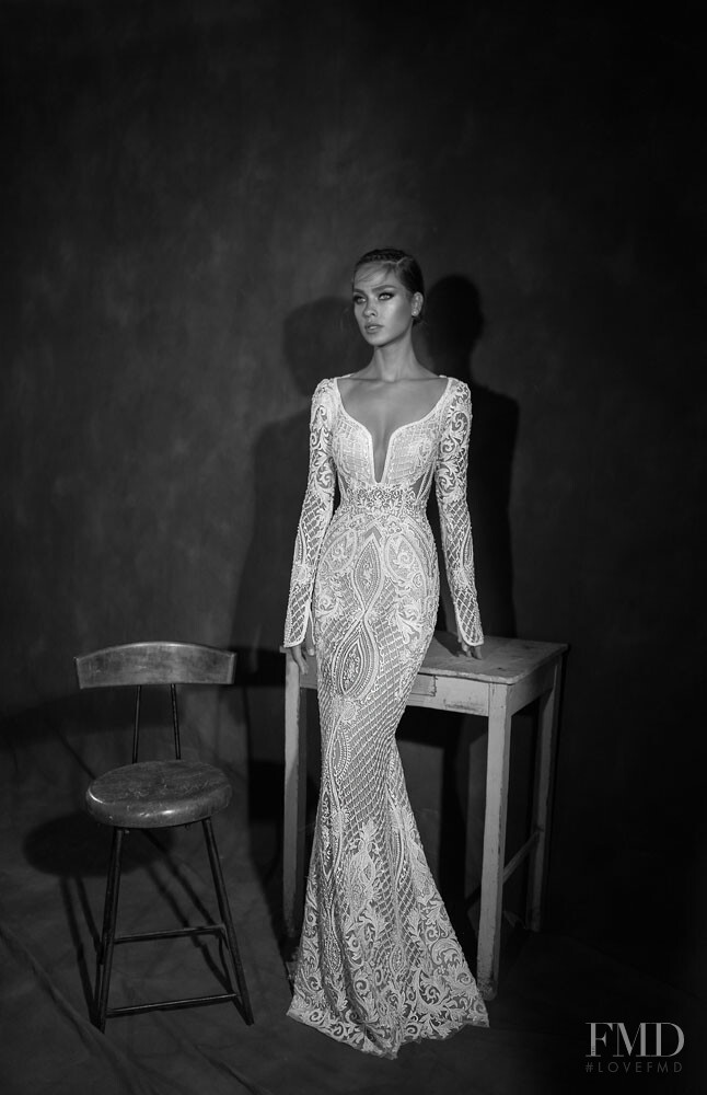 Gulsina Kalimullina featured in  the Emanuel Bridal lookbook for Spring/Summer 2018