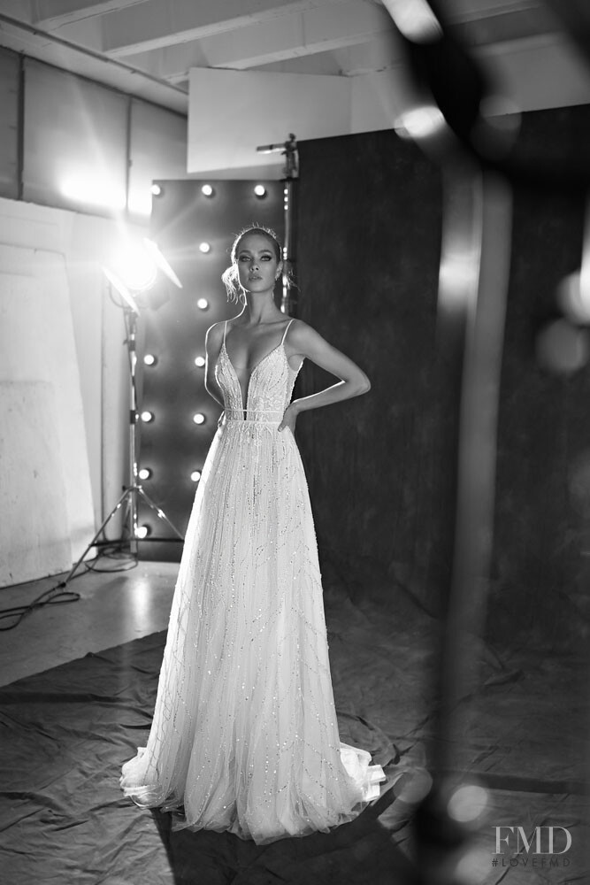 Gulsina Kalimullina featured in  the Emanuel Bridal lookbook for Spring/Summer 2018