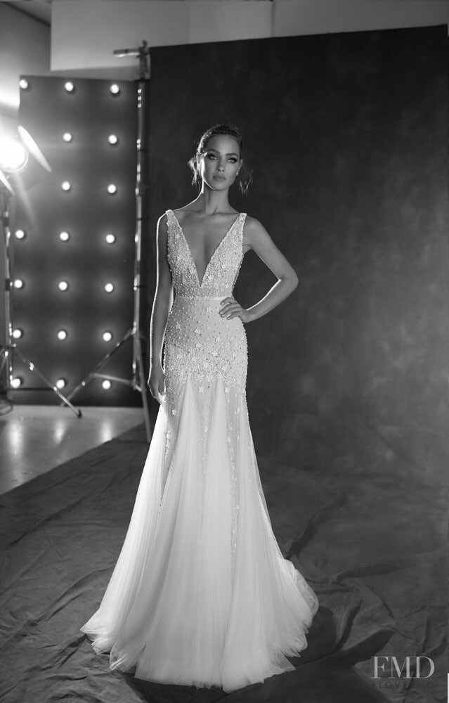 Gulsina Kalimullina featured in  the Emanuel Bridal lookbook for Spring/Summer 2018