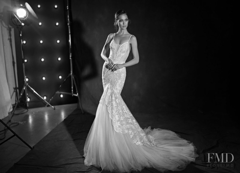 Gulsina Kalimullina featured in  the Emanuel Bridal lookbook for Spring/Summer 2018