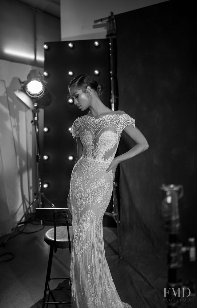 Gulsina Kalimullina featured in  the Emanuel Bridal lookbook for Spring/Summer 2018