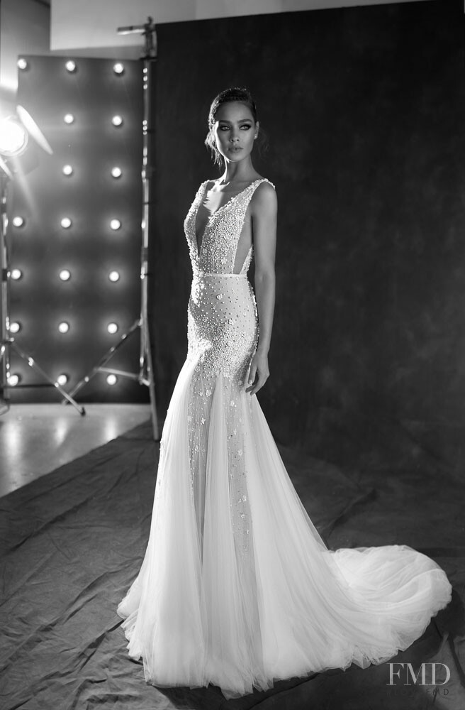 Gulsina Kalimullina featured in  the Emanuel Bridal lookbook for Spring/Summer 2018