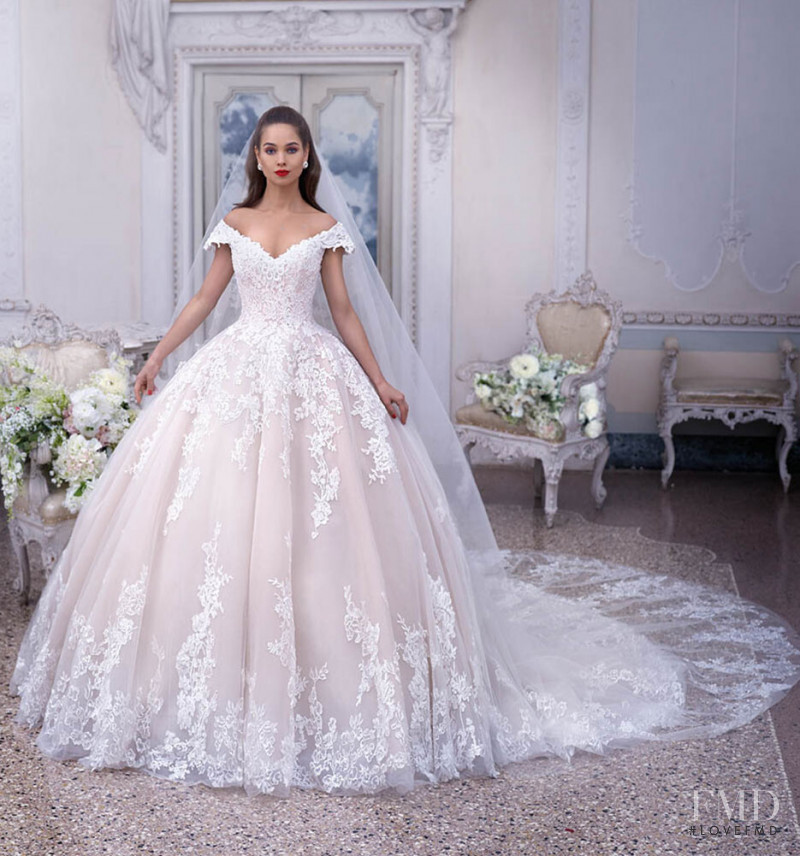 Gulsina Kalimullina featured in  the Demetrios Platinum by Demetrios lookbook for Autumn/Winter 2019