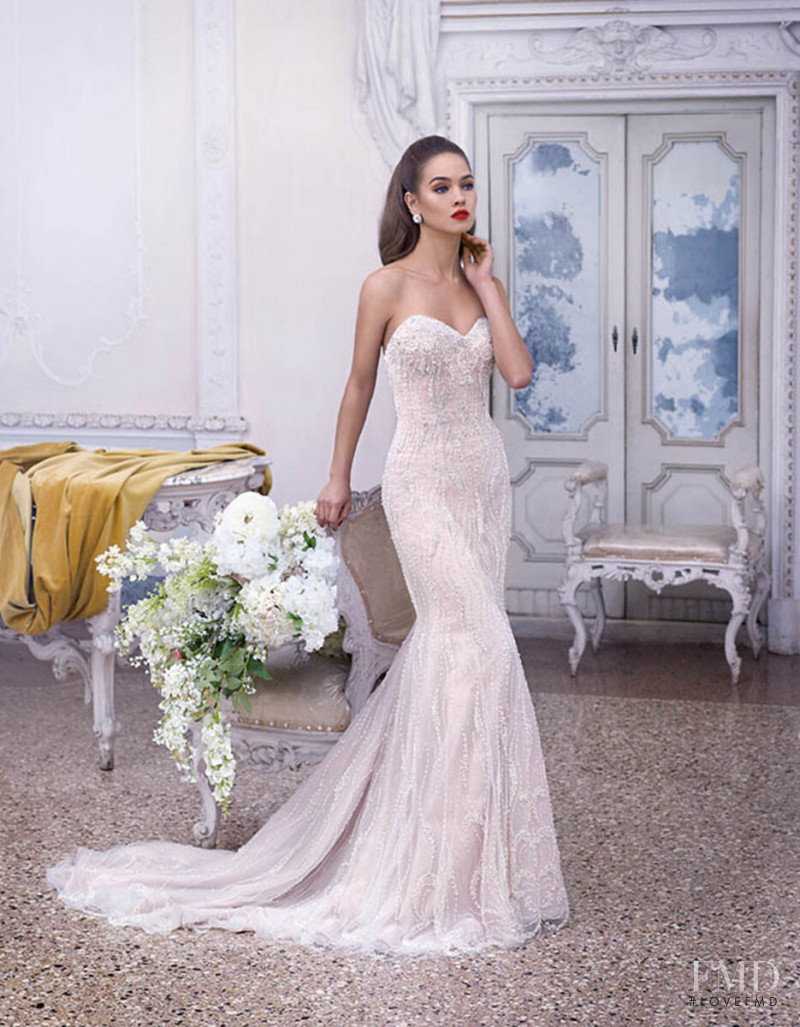 Gulsina Kalimullina featured in  the Demetrios Platinum by Demetrios lookbook for Autumn/Winter 2019