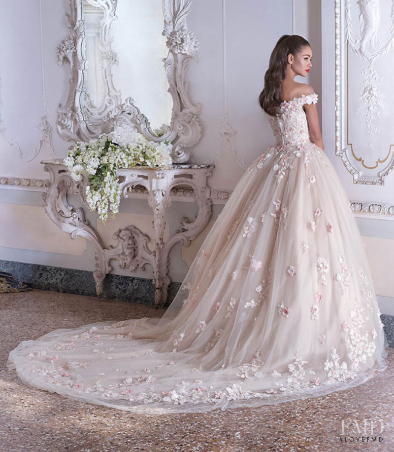 Gulsina Kalimullina featured in  the Demetrios Platinum by Demetrios lookbook for Autumn/Winter 2019