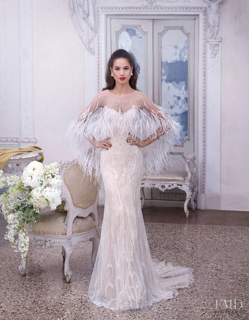 Gulsina Kalimullina featured in  the Demetrios Platinum by Demetrios lookbook for Autumn/Winter 2019