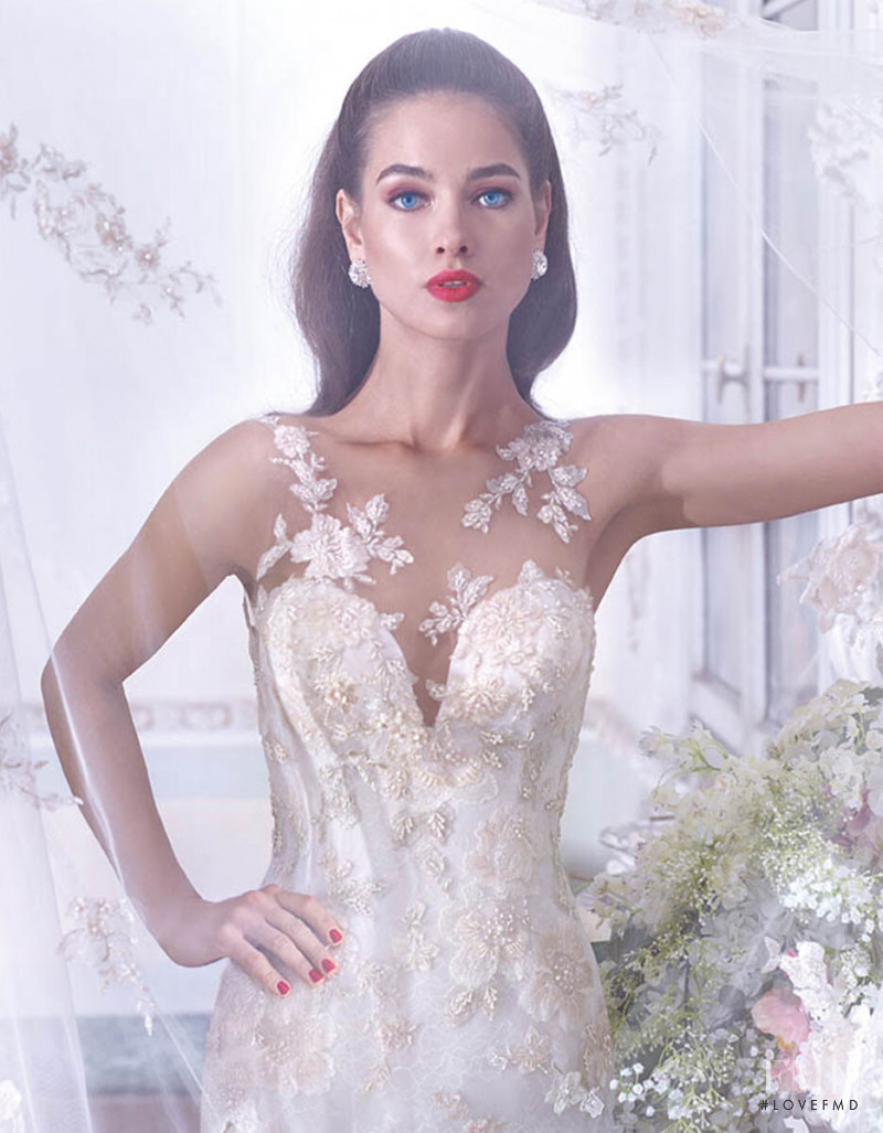 Gulsina Kalimullina featured in  the Demetrios Platinum by Demetrios lookbook for Autumn/Winter 2019