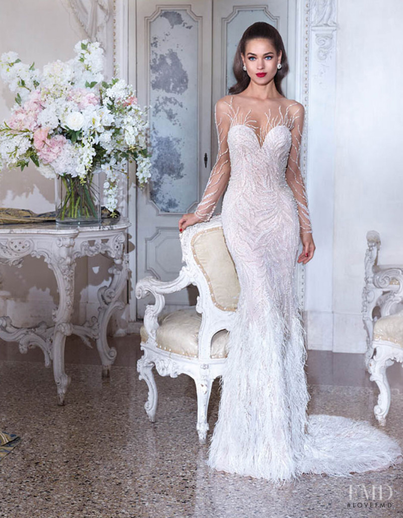 Gulsina Kalimullina featured in  the Demetrios Platinum by Demetrios lookbook for Autumn/Winter 2019