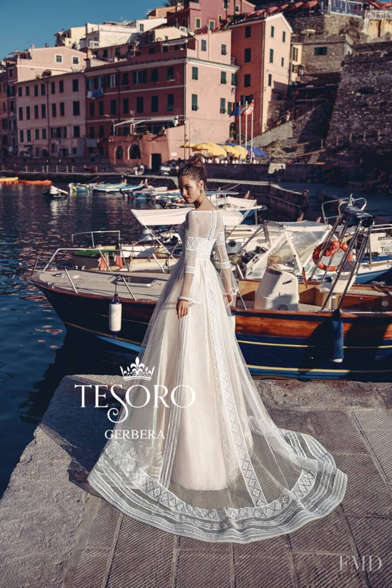 Gulsina Kalimullina featured in  the Tesoro Sicilian Fairytale lookbook for Autumn/Winter 2019