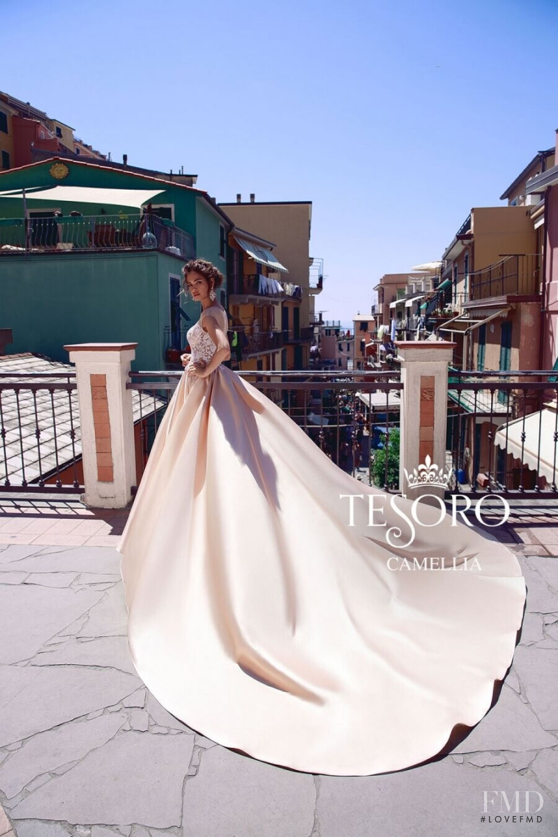 Gulsina Kalimullina featured in  the Tesoro Sicilian Fairytale lookbook for Autumn/Winter 2019