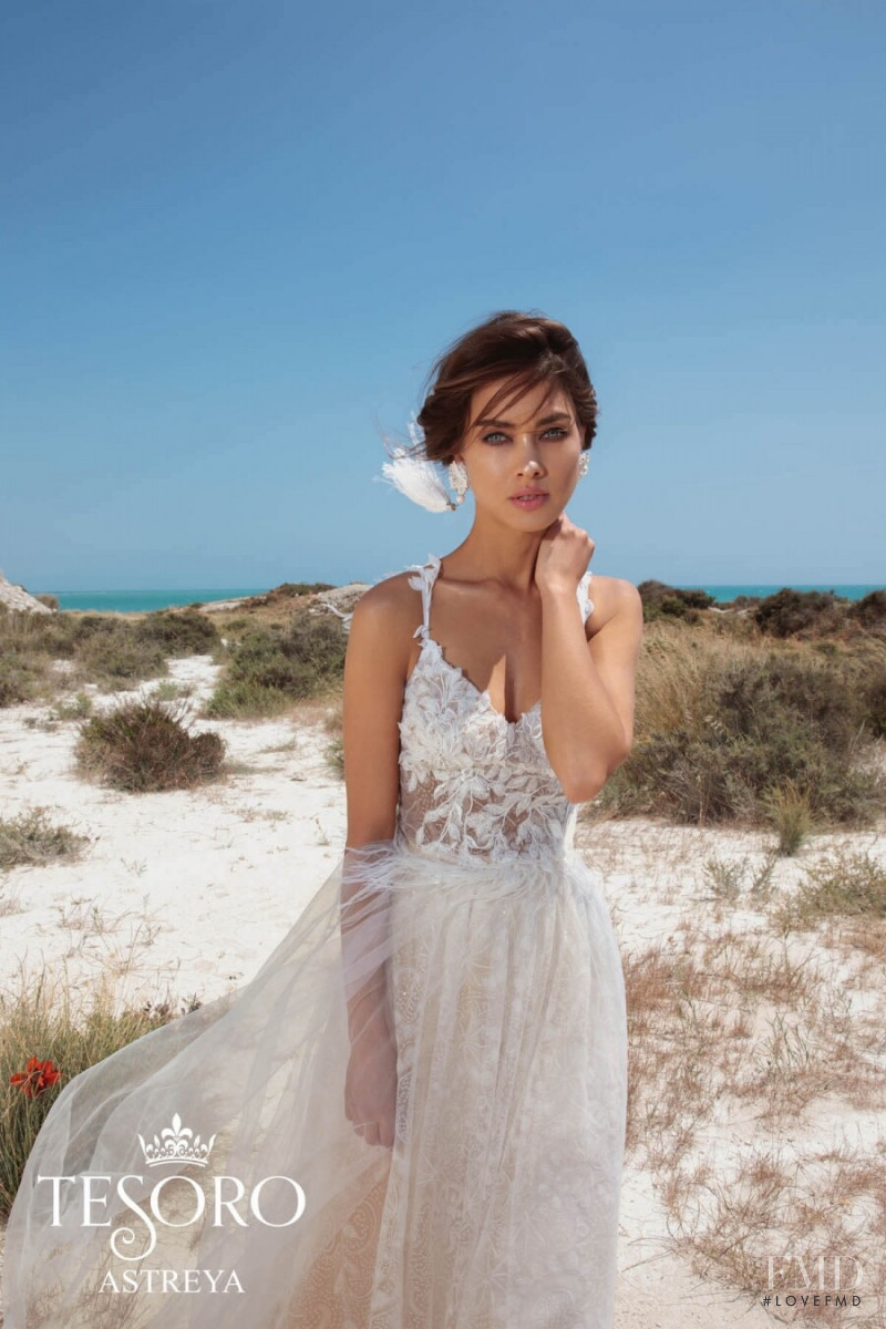 Gulsina Kalimullina featured in  the Tesoro Sicilian Fairytale lookbook for Autumn/Winter 2019