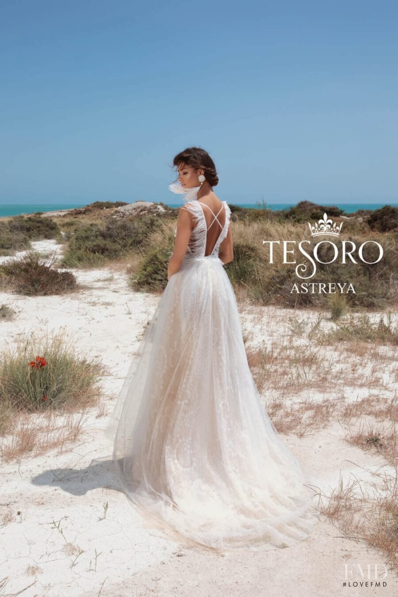 Gulsina Kalimullina featured in  the Tesoro Sicilian Fairytale lookbook for Autumn/Winter 2019