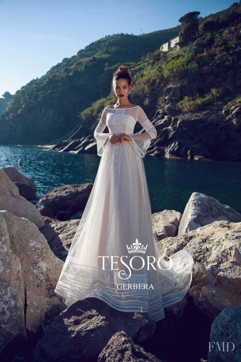 Gulsina Kalimullina featured in  the Tesoro Sicilian Fairytale lookbook for Autumn/Winter 2019