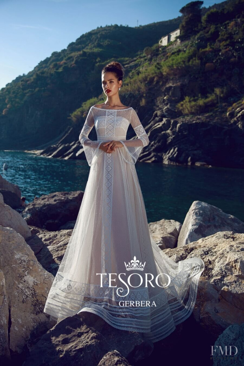 Gulsina Kalimullina featured in  the Tesoro Sicilian Fairytale lookbook for Autumn/Winter 2019