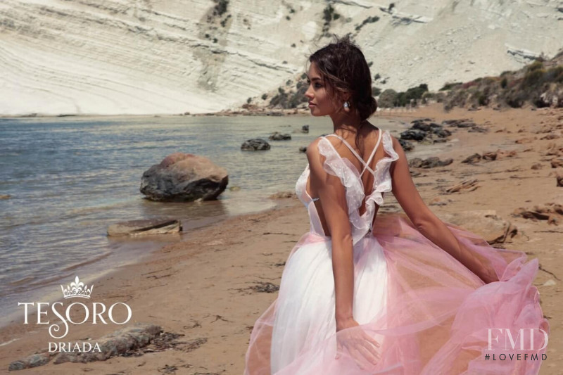 Gulsina Kalimullina featured in  the Tesoro Sicilian Fairytale lookbook for Autumn/Winter 2019