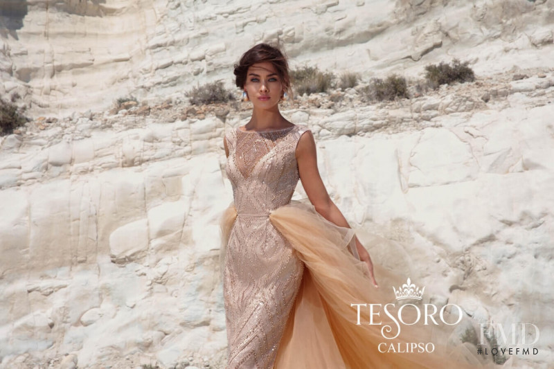 Gulsina Kalimullina featured in  the Tesoro Sicilian Fairytale lookbook for Autumn/Winter 2019