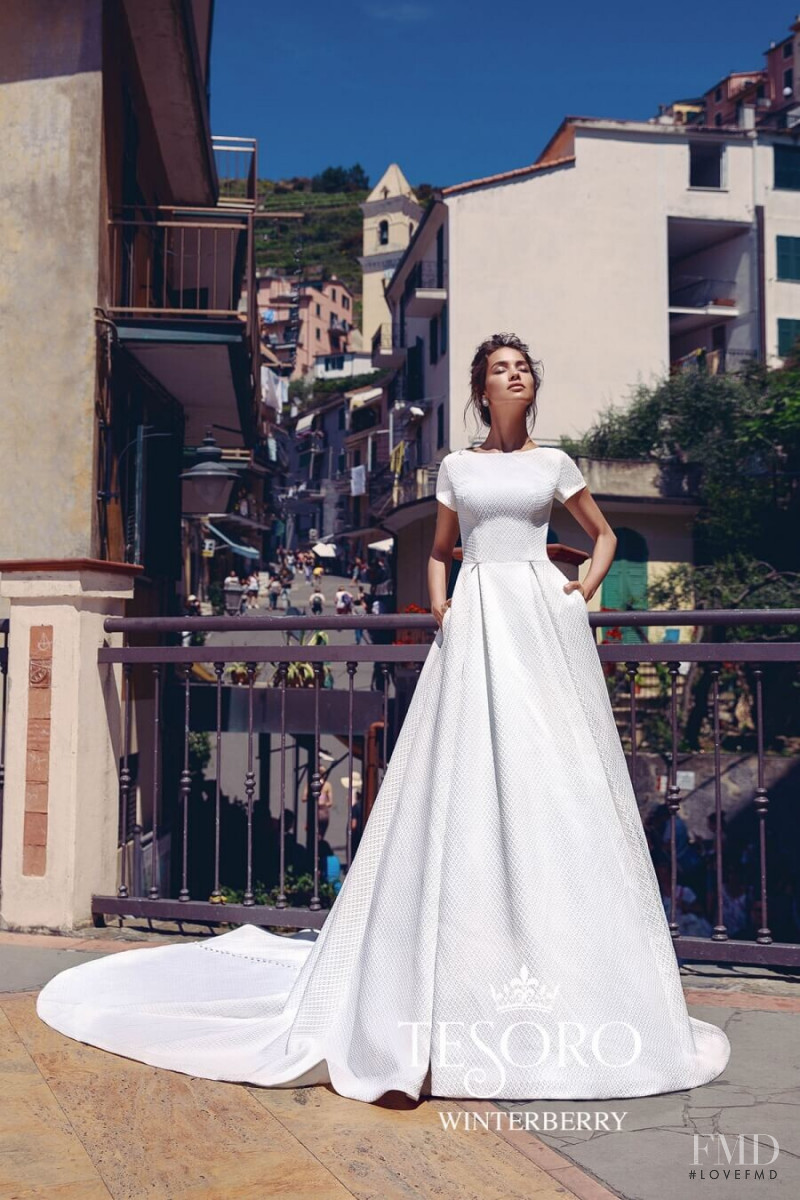 Gulsina Kalimullina featured in  the Tesoro Sicilian Fairytale lookbook for Autumn/Winter 2019