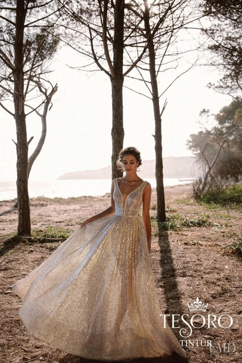 Gulsina Kalimullina featured in  the Tesoro Sicilian Fairytale lookbook for Autumn/Winter 2019