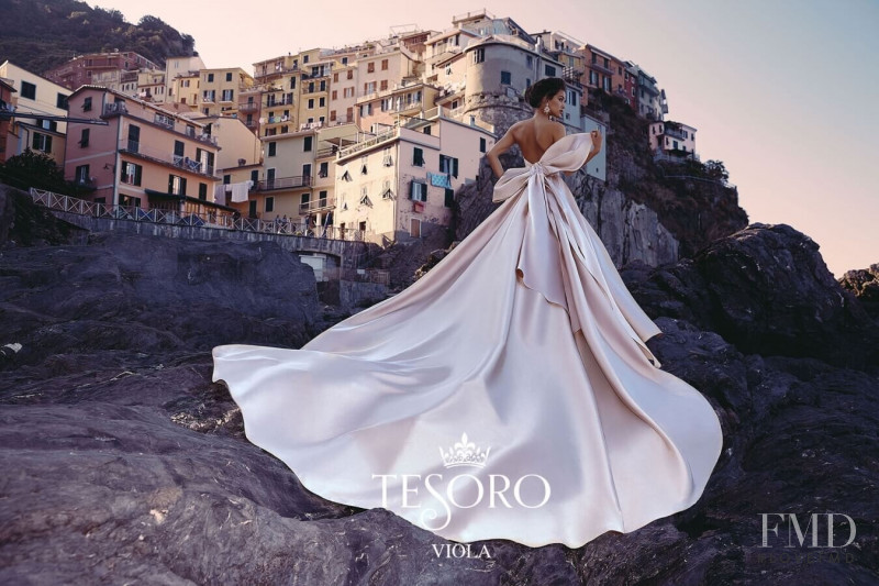 Gulsina Kalimullina featured in  the Tesoro Sicilian Fairytale lookbook for Autumn/Winter 2019