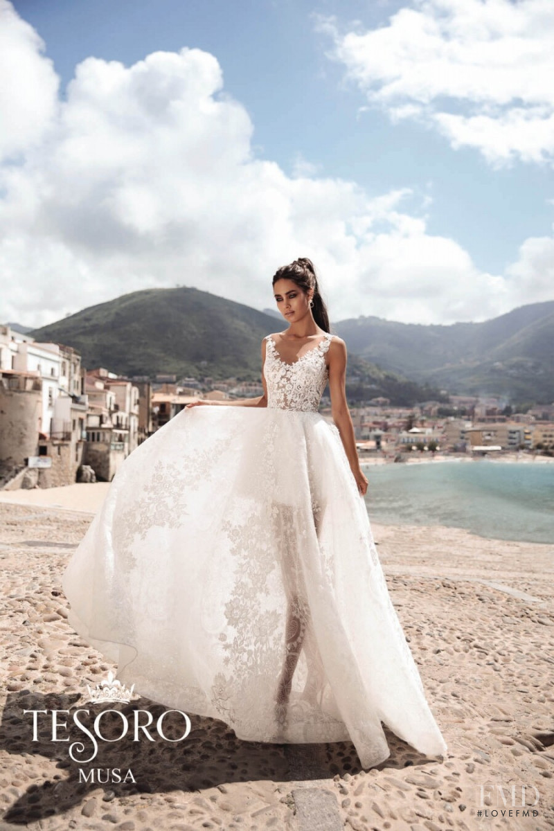Gulsina Kalimullina featured in  the Tesoro Sicilian Fairytale lookbook for Autumn/Winter 2019