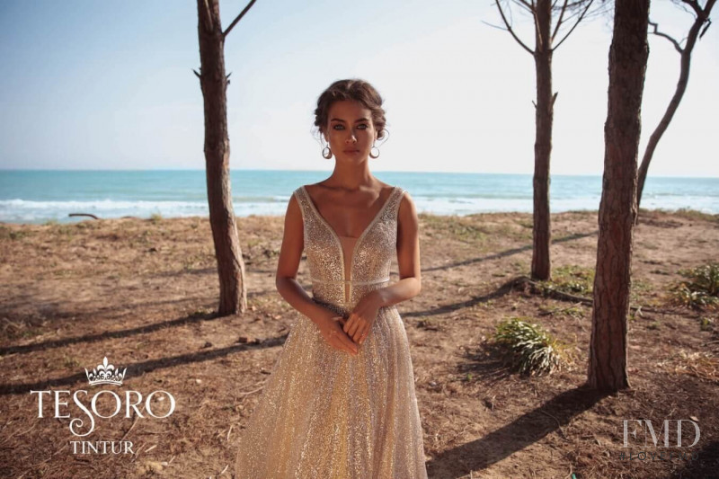 Gulsina Kalimullina featured in  the Tesoro Sicilian Fairytale lookbook for Autumn/Winter 2019