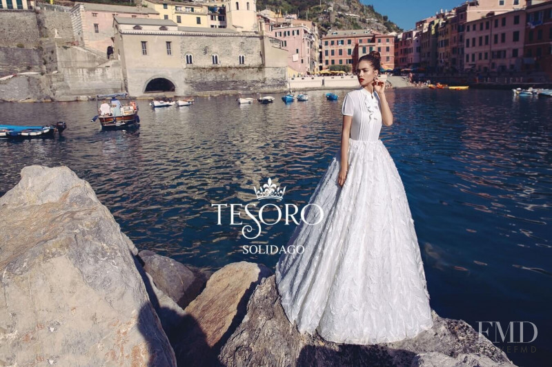 Gulsina Kalimullina featured in  the Tesoro Sicilian Fairytale lookbook for Autumn/Winter 2019