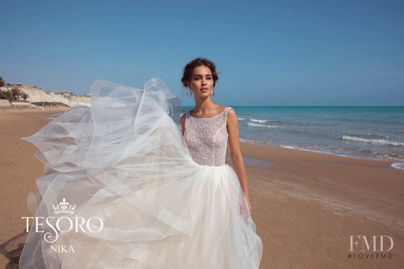 Gulsina Kalimullina featured in  the Tesoro Sicilian Fairytale lookbook for Autumn/Winter 2019