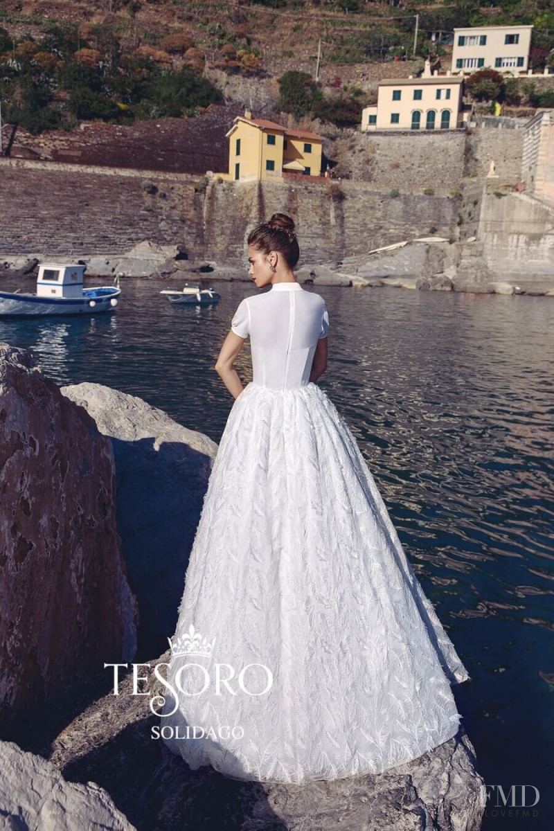 Gulsina Kalimullina featured in  the Tesoro Sicilian Fairytale lookbook for Autumn/Winter 2019