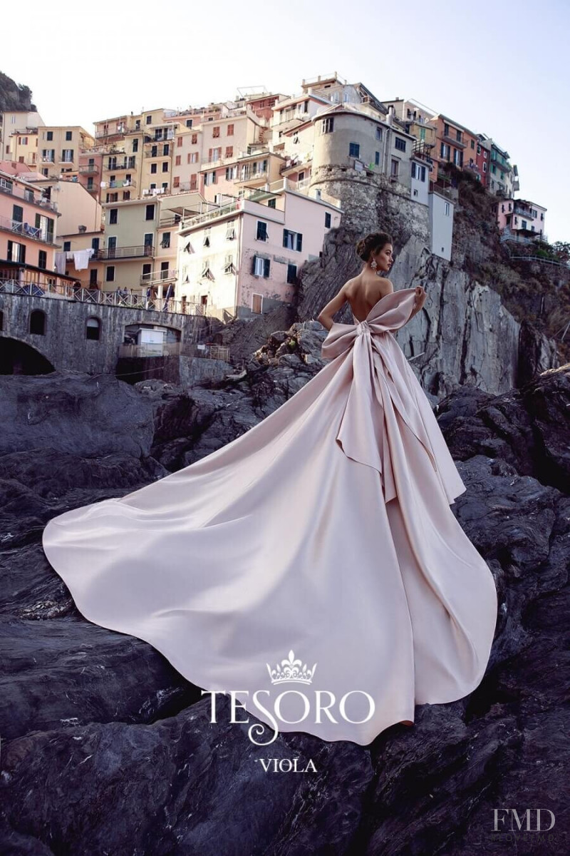 Gulsina Kalimullina featured in  the Tesoro Sicilian Fairytale lookbook for Autumn/Winter 2019