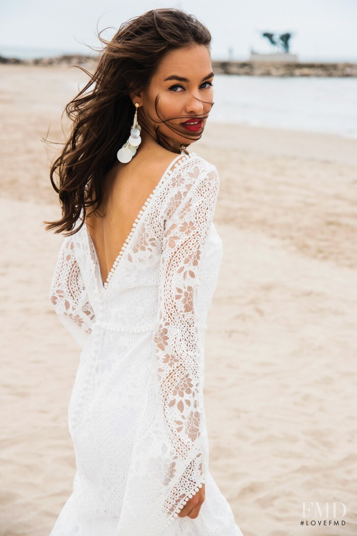 Gulsina Kalimullina featured in  the Linea Raffaelli Bridal lookbook for Spring/Summer 2020