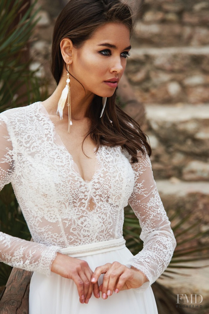 Gulsina Kalimullina featured in  the Linea Raffaelli Bridal lookbook for Spring/Summer 2020