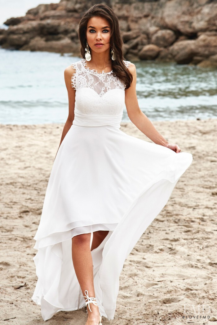 Gulsina Kalimullina featured in  the Linea Raffaelli Bridal lookbook for Spring/Summer 2020