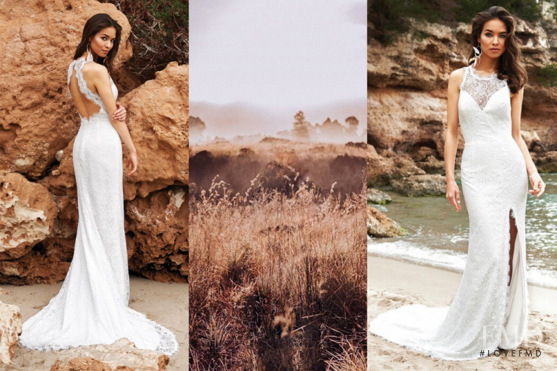 Gulsina Kalimullina featured in  the Linea Raffaelli Bridal lookbook for Spring/Summer 2020