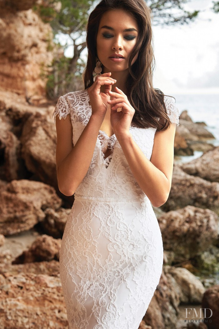 Gulsina Kalimullina featured in  the Linea Raffaelli Bridal lookbook for Spring/Summer 2020