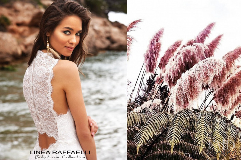 Gulsina Kalimullina featured in  the Linea Raffaelli Bridal lookbook for Spring/Summer 2020