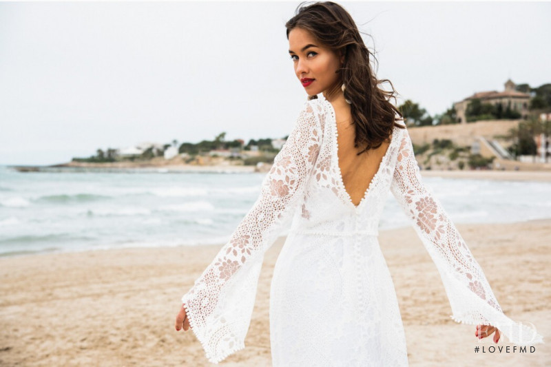 Gulsina Kalimullina featured in  the Linea Raffaelli Bridal lookbook for Spring/Summer 2020