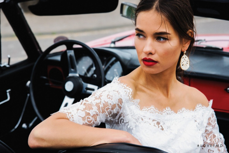 Gulsina Kalimullina featured in  the Linea Raffaelli Bridal lookbook for Spring/Summer 2020