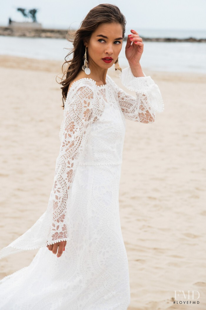 Gulsina Kalimullina featured in  the Linea Raffaelli Bridal lookbook for Spring/Summer 2020