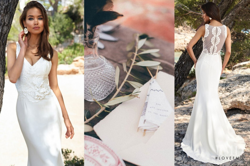 Gulsina Kalimullina featured in  the Linea Raffaelli Bridal lookbook for Spring/Summer 2020