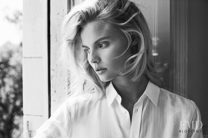 Magdalena Frackowiak featured in  the Filippa K advertisement for Spring/Summer 2014