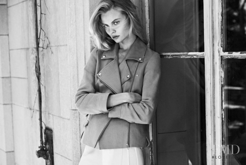 Magdalena Frackowiak featured in  the Filippa K advertisement for Spring/Summer 2014