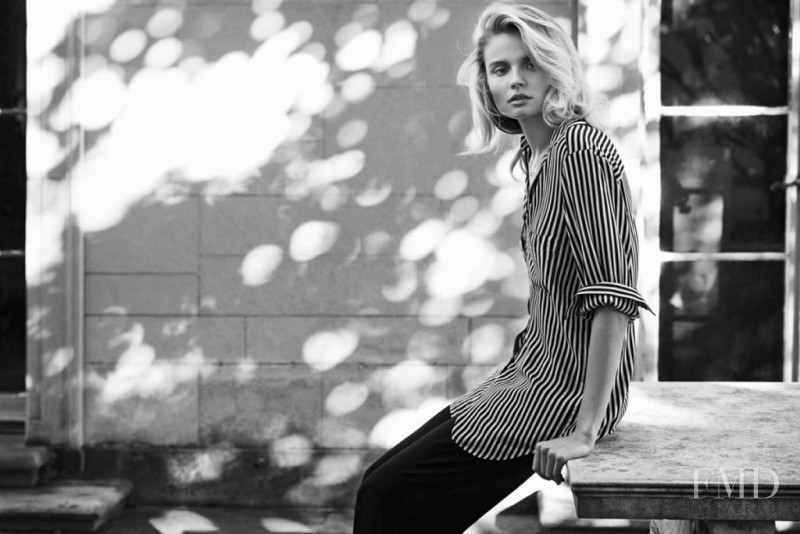 Magdalena Frackowiak featured in  the Filippa K advertisement for Spring/Summer 2014