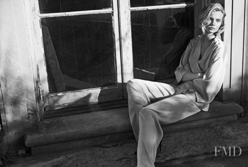 Magdalena Frackowiak featured in  the Filippa K advertisement for Spring/Summer 2014