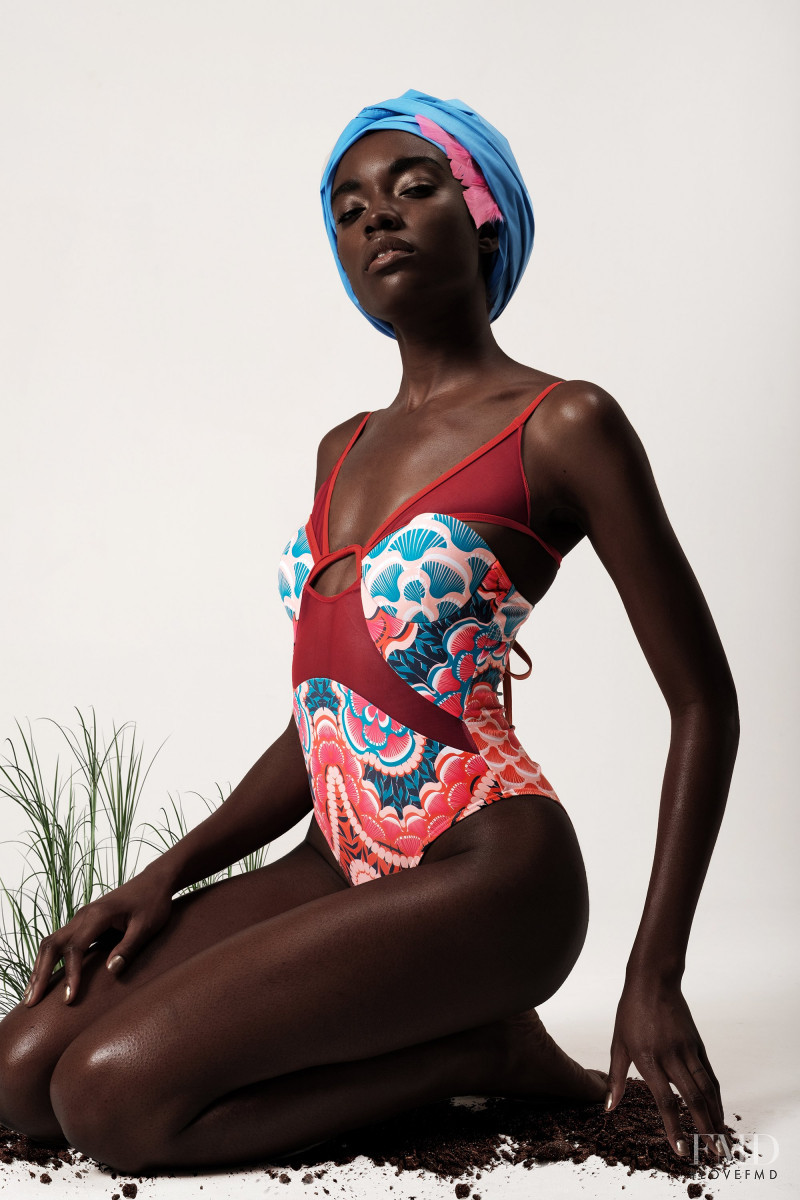 Andrea Iyamah Swim lookbook for Spring/Summer 2017