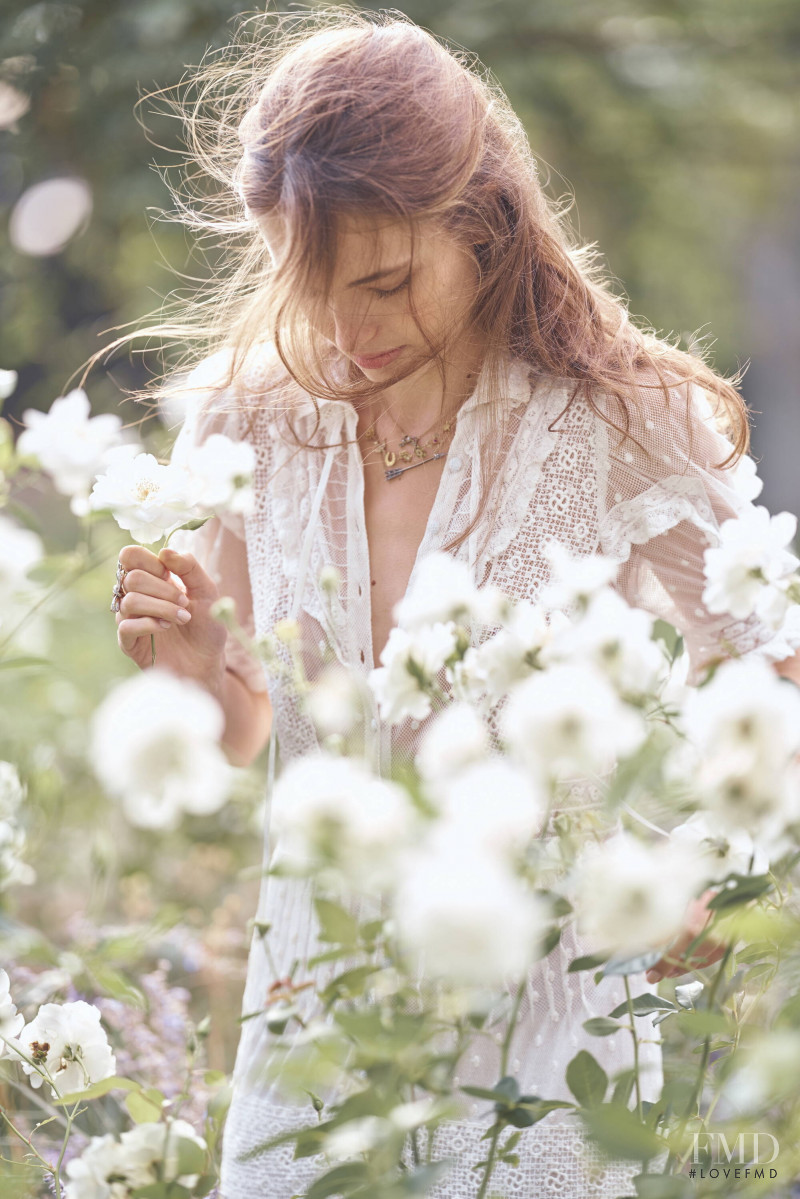 Anna Mila Guyenz featured in  the Aerin x LoveShackFancy lookbook for Spring/Summer 2020