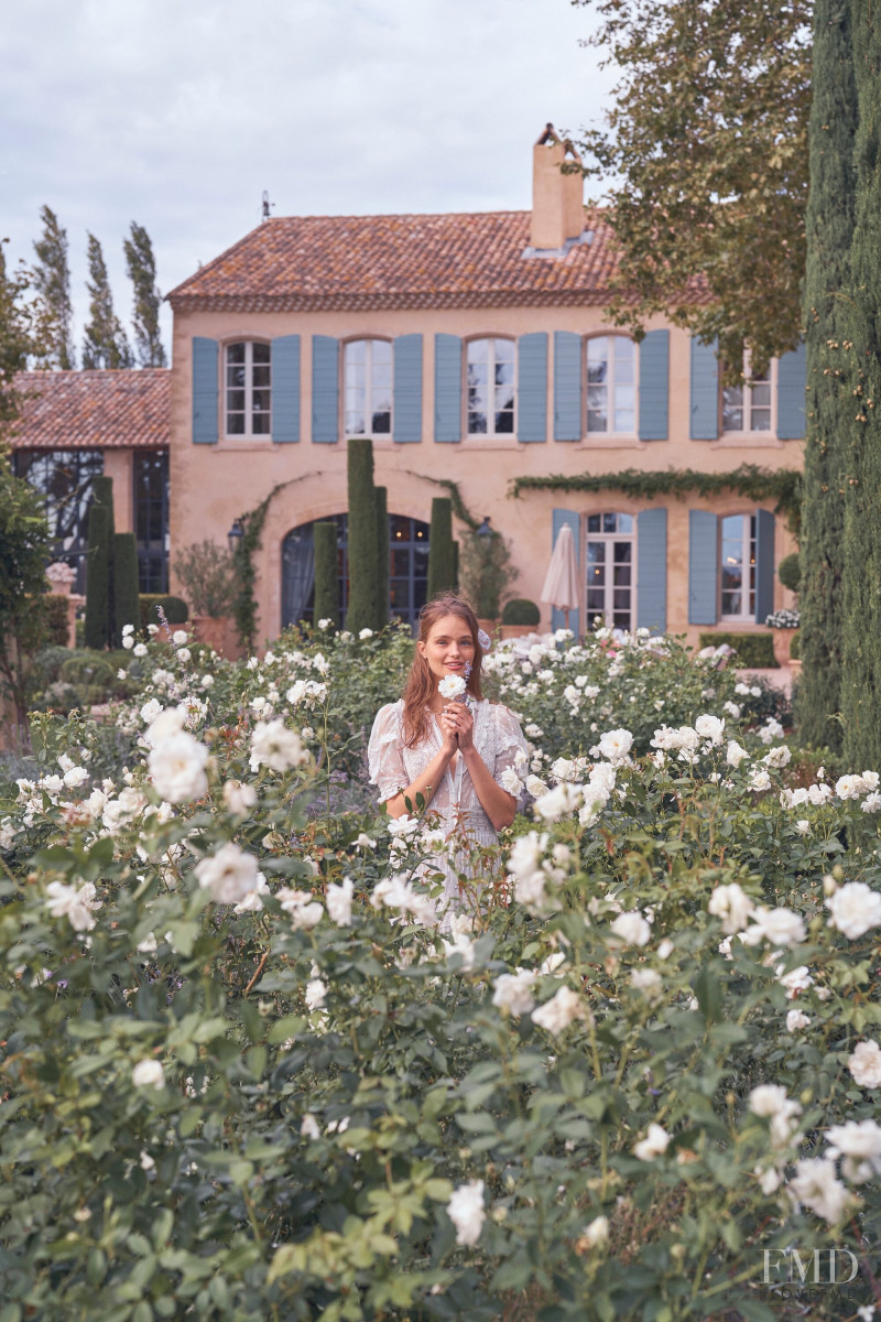 Anna Mila Guyenz featured in  the Aerin x LoveShackFancy lookbook for Spring/Summer 2020