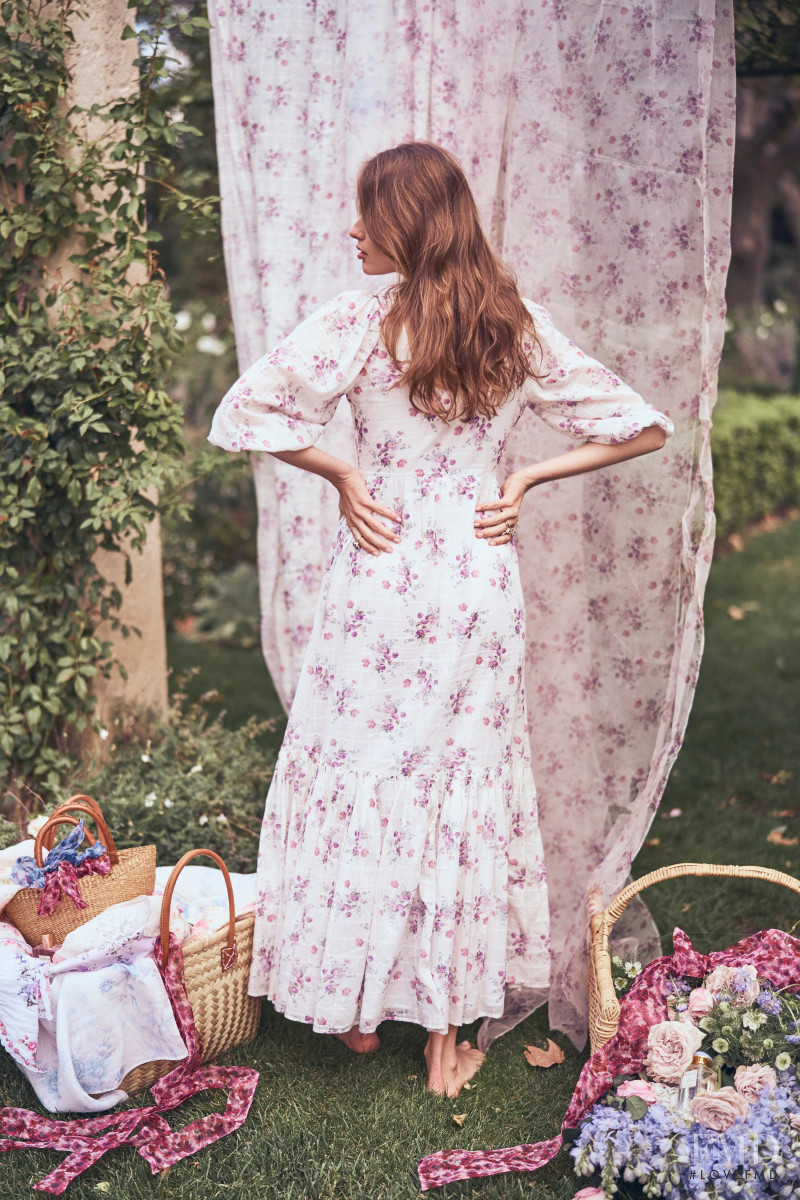 Anna Mila Guyenz featured in  the Aerin x LoveShackFancy lookbook for Spring/Summer 2020