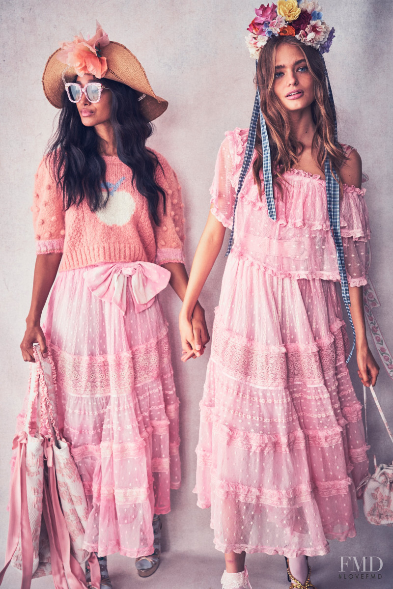 Anna Mila Guyenz featured in  the LoveShackFancy lookbook for Resort 2020